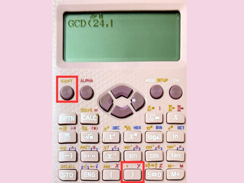 Nhập dấu phẩy
