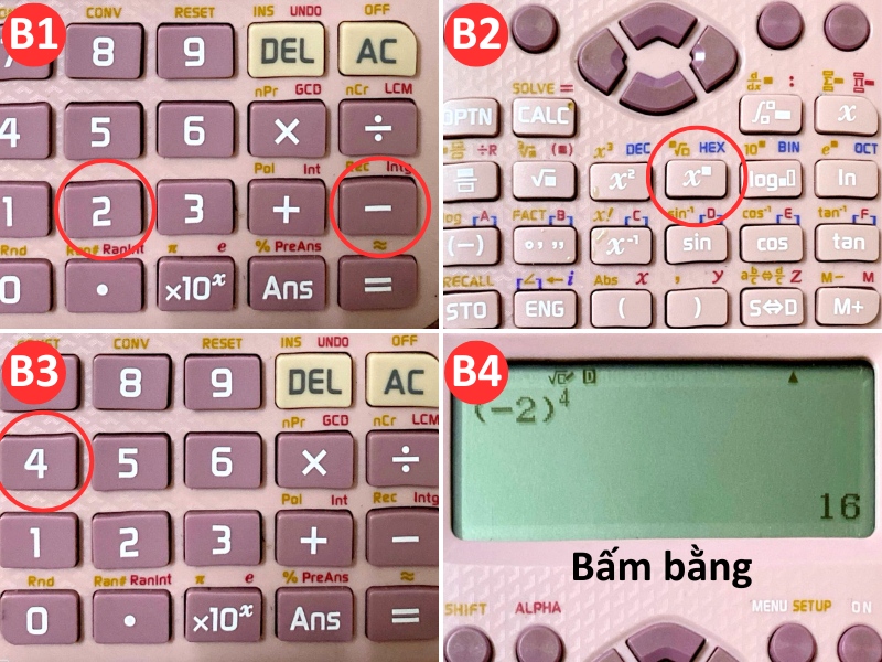 Cách tính lũy thừa với cơ số âm