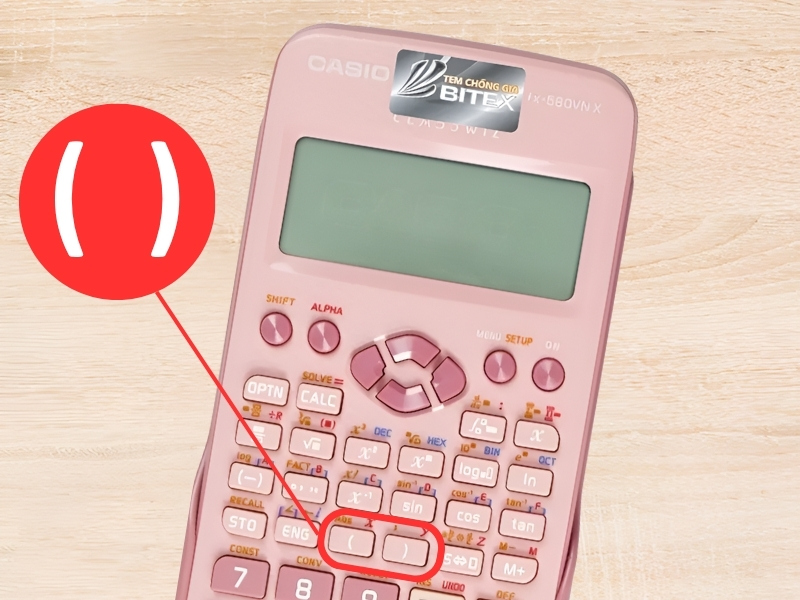 Giải đáp nhanh: Máy tính Casio có bấm được dấu ngoặc vuông [ ] không?