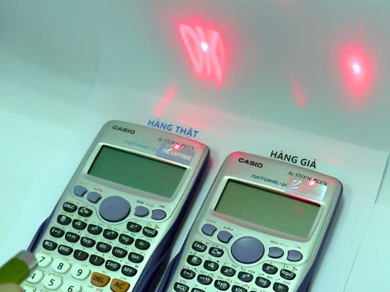 Cách nhận biết máy tính Casio và Vinacal chính hãng