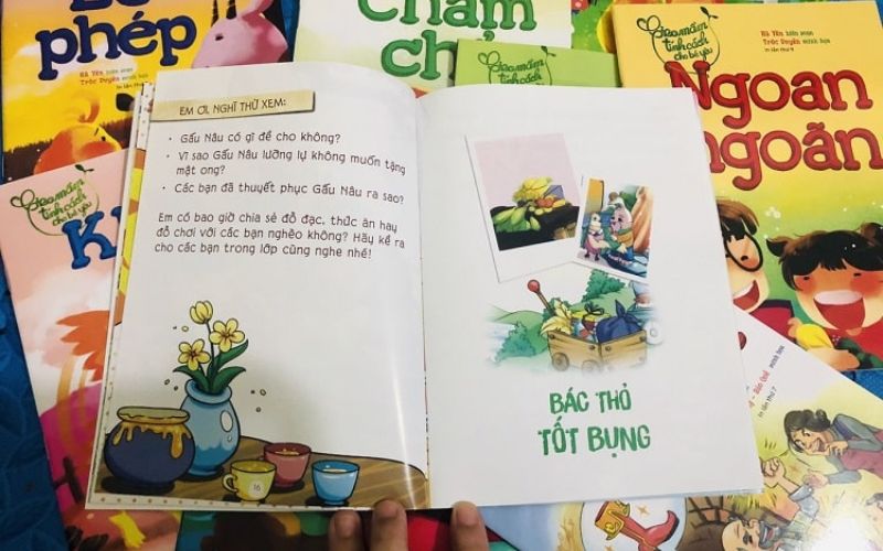 Chọn mua sách phù hợp với tính cách của bé 7 tuổi