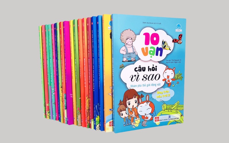 Bộ sách 10 vạn câu hỏi vì sao được ba mẹ ưa chuộng