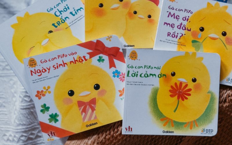 Bộ sách Piyo Piyo vô cùng đáng yêu và phù hợp với bé 0 - 1 tuổi