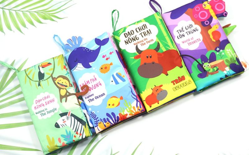 Sách vải an toàn sức khỏe của bé yêu