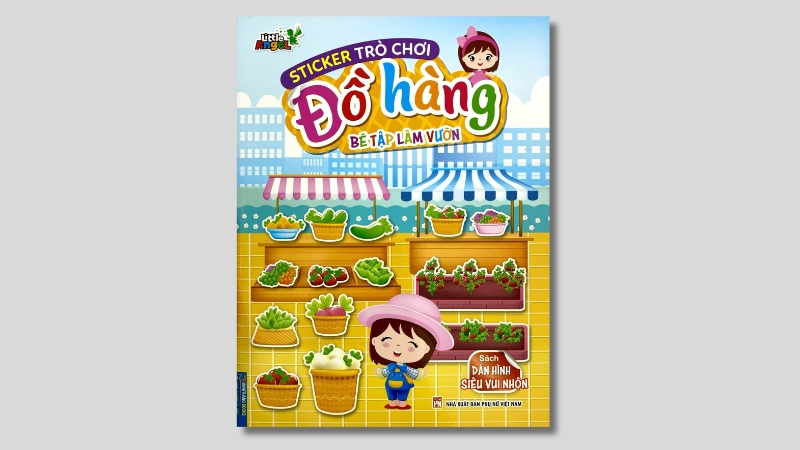 Sticker Trò Chơi Đồ Hàng - Bé tập làm vườn