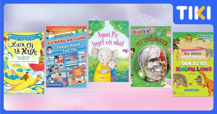 Top 12 sách hay cho bé 5 tuổi: Phát triển toàn diện trí tuệ