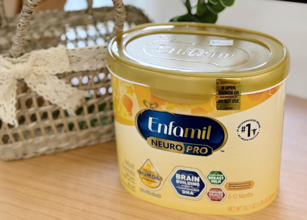 Thành phần dinh dưỡng của sữa bột Enfamil