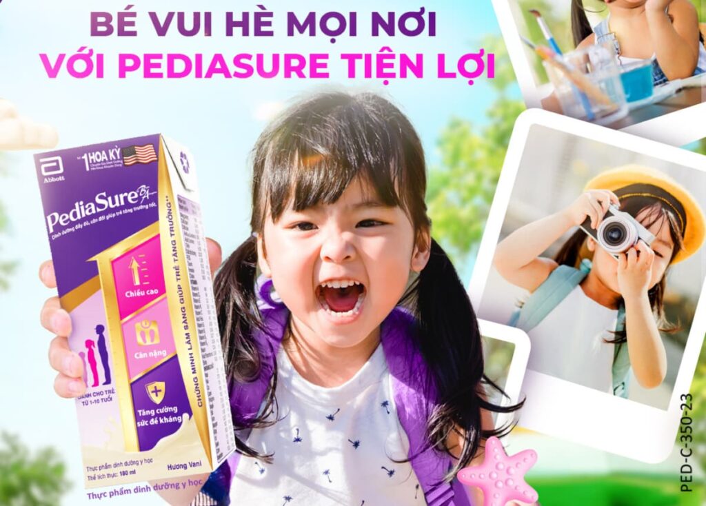 Sử dụng sữa Pediasure nước đúng cách để đem lại hiệu quả tốt nhất cho bé