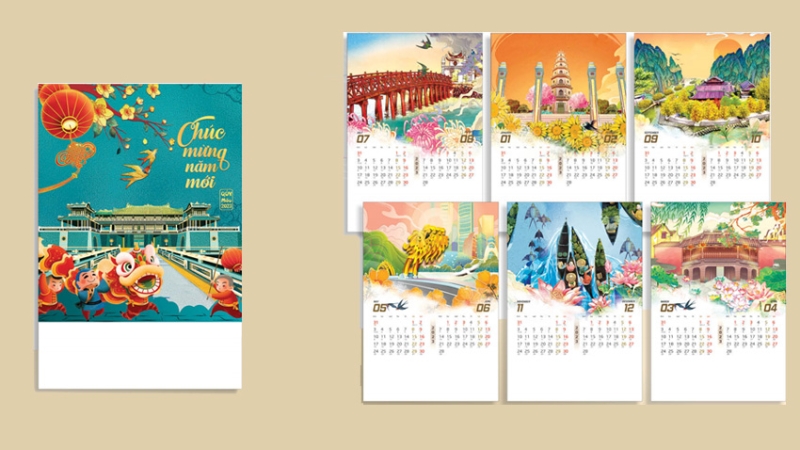 Chọn lịch làm quà tặng