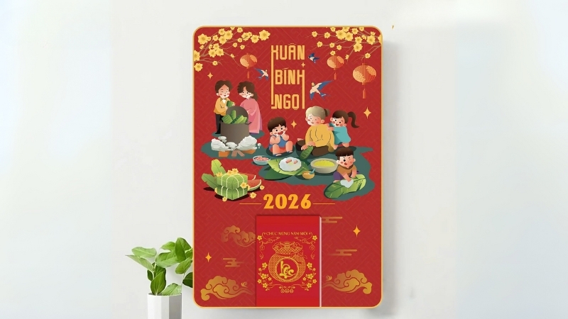 Chọn và treo lịch treo tường hợp phong thủy