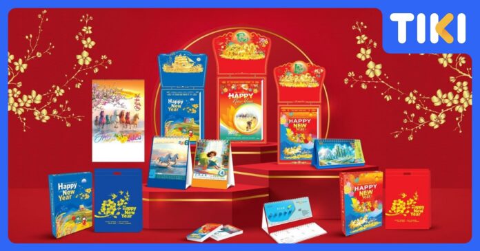 Top các mẫu lịch treo tường đẹp 2026 sang trọng hút tài lộc