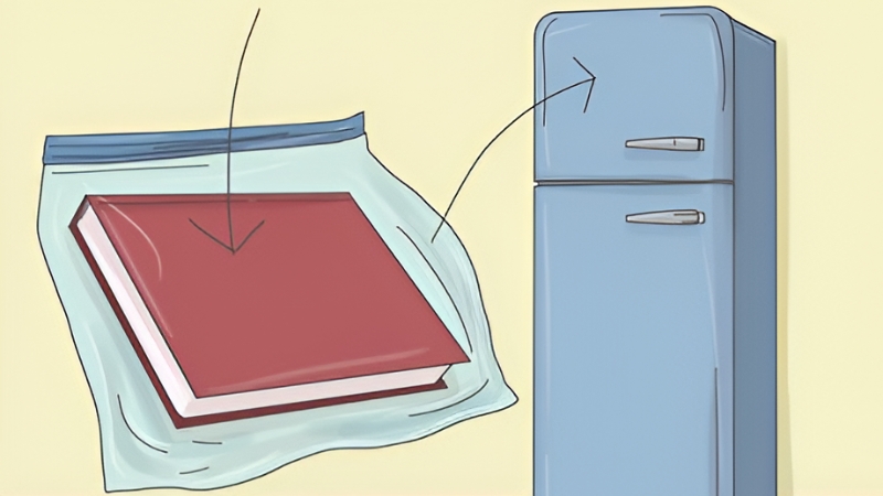 Cách khắc phục khi sách bị ướt sũng