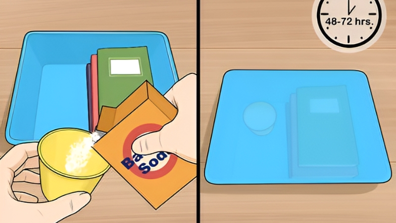 Cách khử mùi ẩm mốc cho sách