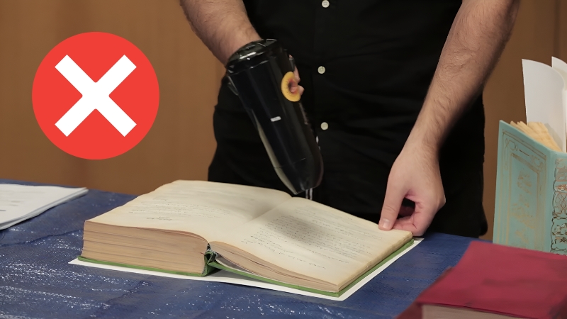 Sai lầm cần tuyệt đối tránh khi cứu sách bị ướt