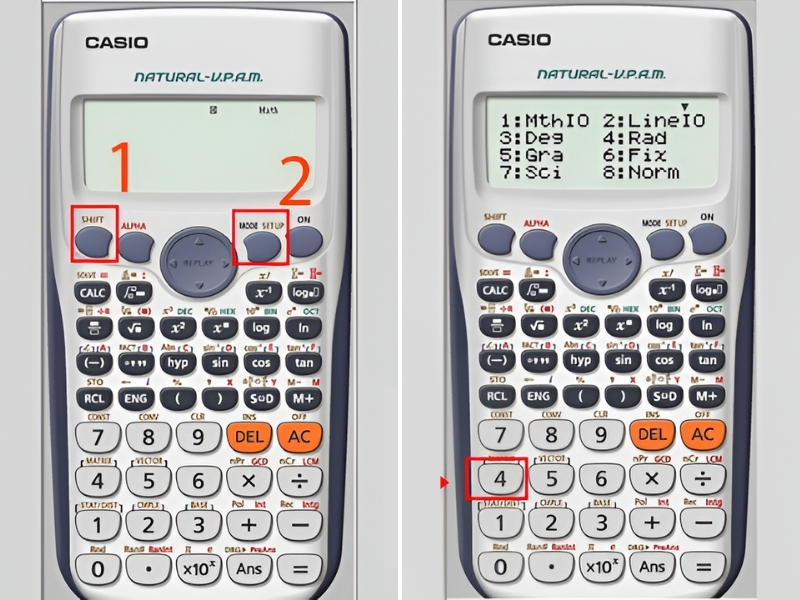Cách chuyển đổi đơn vị góc trên máy Casio FX-570VN PLUS