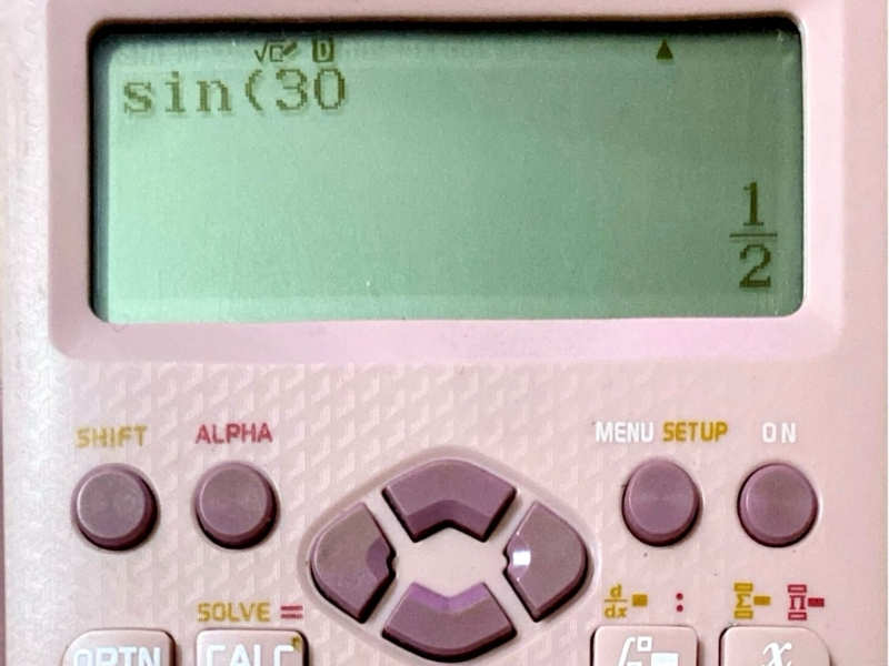 Cách bấm sin trên máy tính Casio