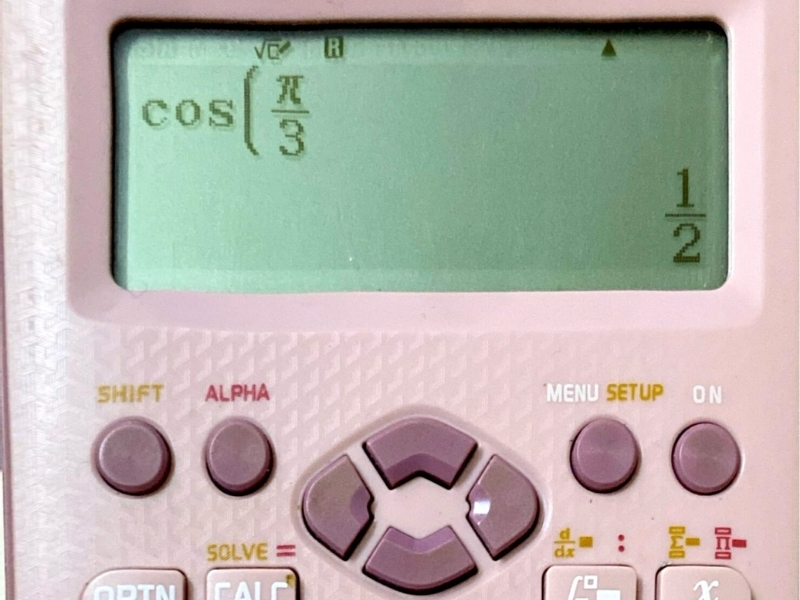 Cách bấm cos trên máy tính Casio