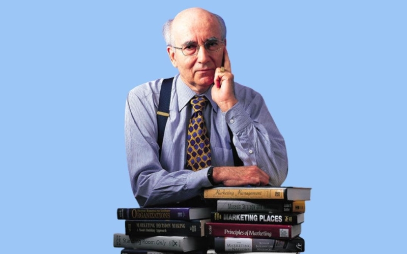 Chân dung giáo sư, tác giả và nhà tư vấn marketing Philip Kotler