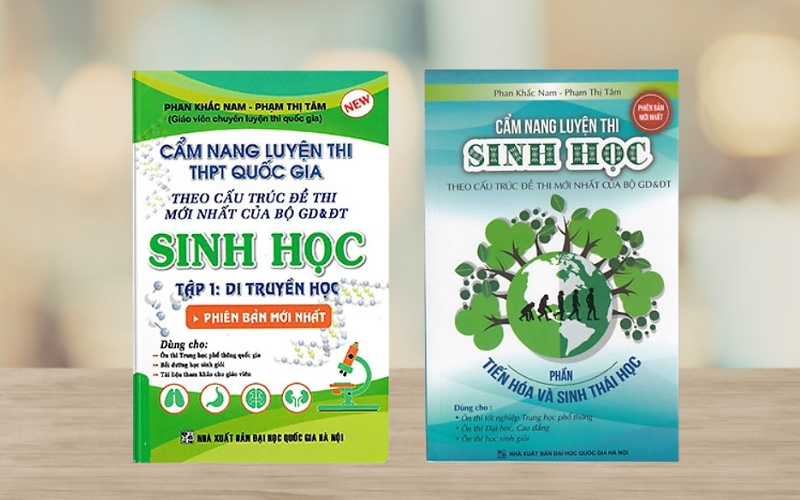 Combo Cẩm nang luyện thi THPT Quốc gia Sinh học là lựa chọn phù hợp để bạn lấy lại gốc môn Sinh học nhanh chóng