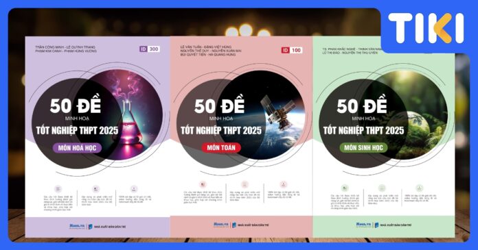 Top 11 sách luyện thi khối B Toán Hóa Sinh hay nhất 2025