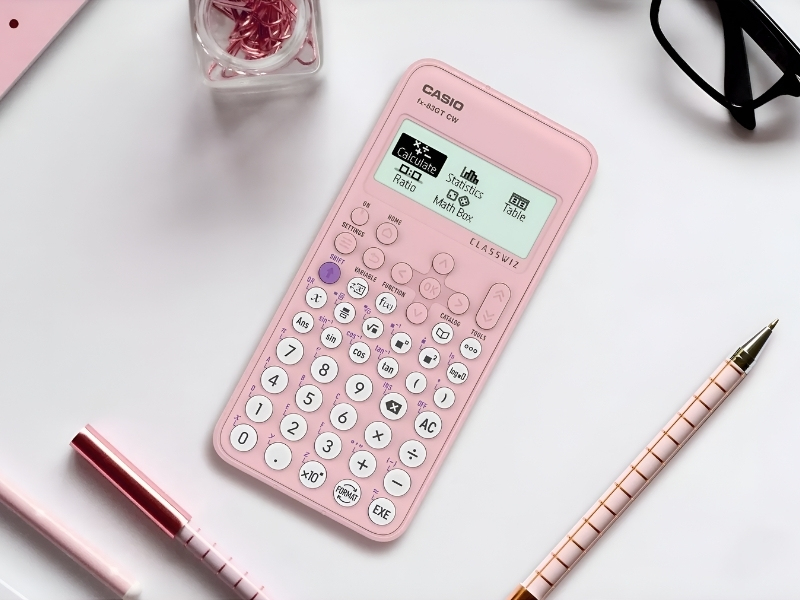 Tiêu chí lựa chọn máy tính Casio: Thiết kế, chất liệu và cảm giác bấm