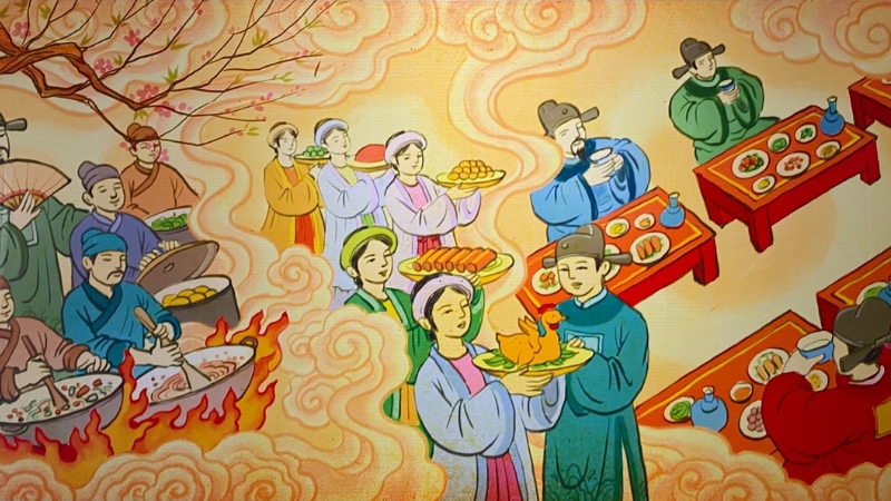 Cung đình chuẩn bị đón Tết: Thượng nêu, phong ấn, ban lịch