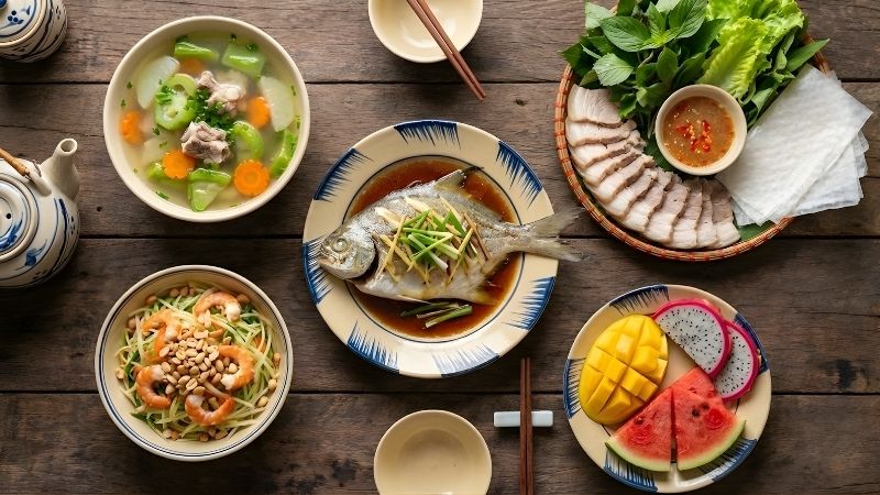 Gợi ý thực đơn Tết ngày 2 thanh mát ít dầu mỡ dễ làm