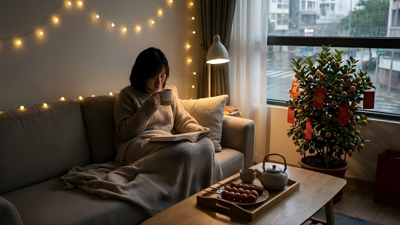 Tết của người sống một mình là trải nghiệm nghỉ ngơi, không đồng nghĩa cô đơn