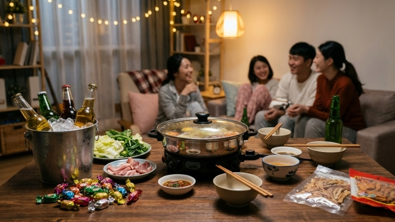 Thực đơn tiệc Tết tại nhà nhanh gọn với lẩu, vài món ăn kèm