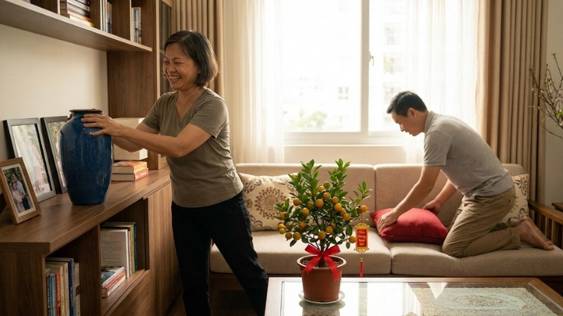 Mẹo trang trí Tết 2026 tiết kiệm chi phí bằng cách tận dụng đồ có sẵn