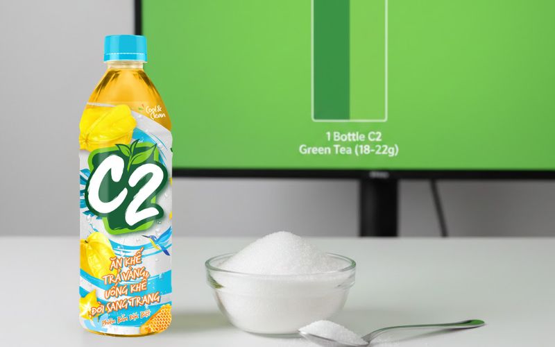 Hàm lượng đường tinh luyện trong C2