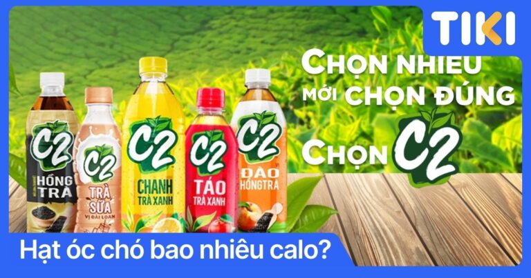 1 chai C2 bao nhiêu calo? Uống C2 có mập không?