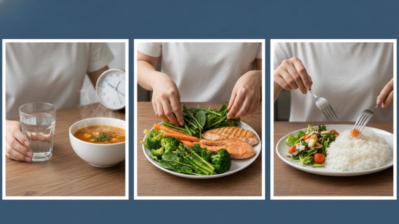 Thay đổi thứ tự ăn trong bữa cơm