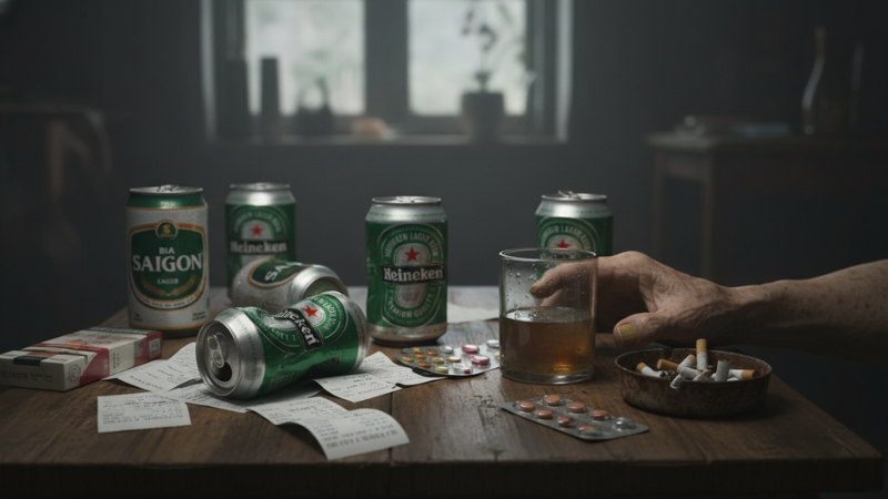 Lạm dụng bia trong thời gian dài sẽ dẫn đến những hậu quả nghiêm trọng