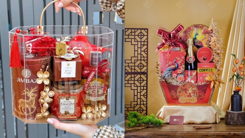 Nên mua giỏ quà Tết cho sếp tại cửa hàng uy tín, có mẫu sẵn, giao đúng hẹn