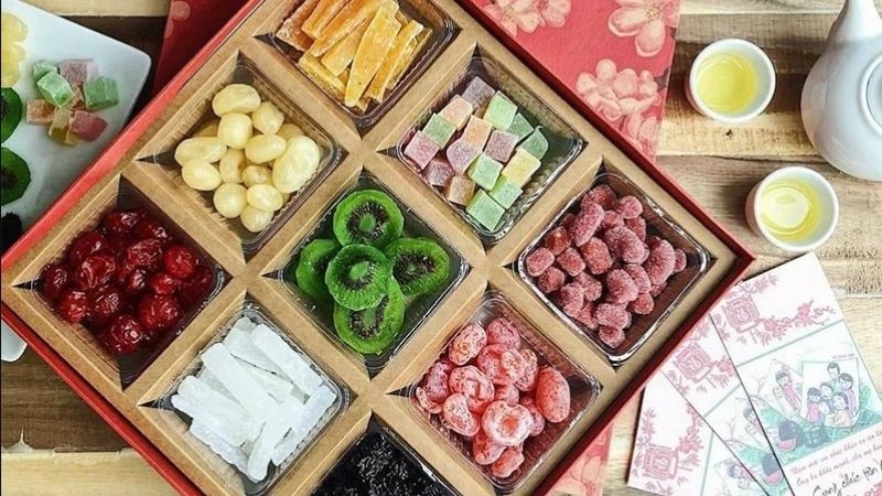 Mứt trái cây ít đường giữ vị Tết truyền thống, dễ ăn và tốt cho sức khỏe