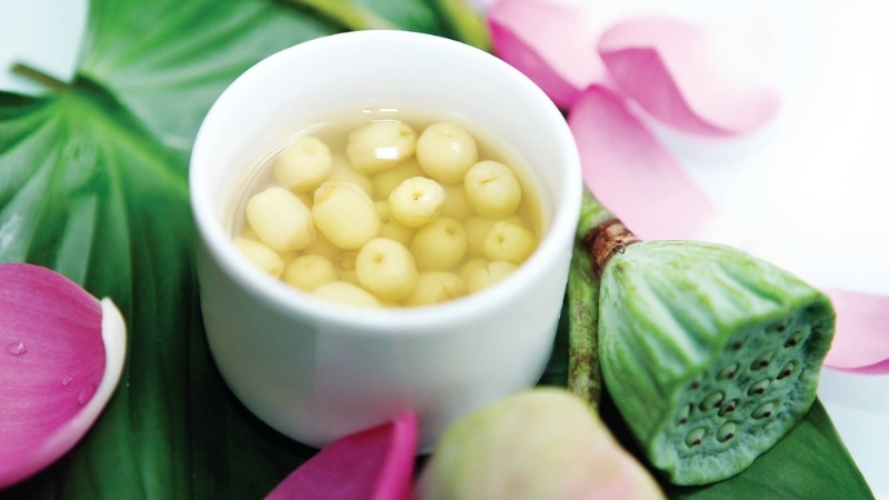 Chè hạt sen nồi áp suất nấu nhanh, hạt bở mềm, thanh mát, dễ cân vị mâm Tết