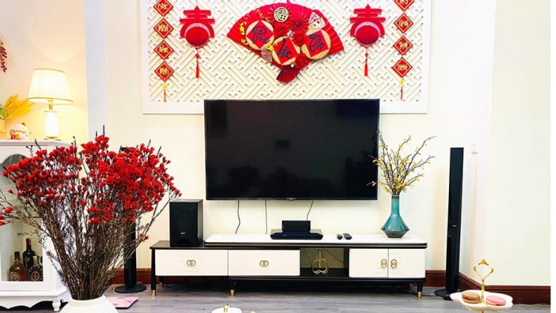 Phòng khách khu vực tạo ấn tượng đầu tiên khi đón khách