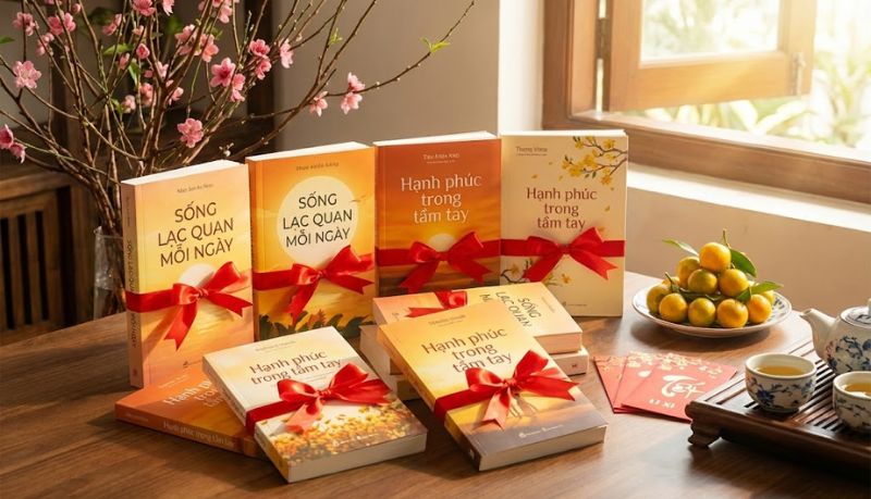Chọn sách nội dung tích cực, hình thức đẹp, dễ đọc, dễ kết hợp quà Tết
