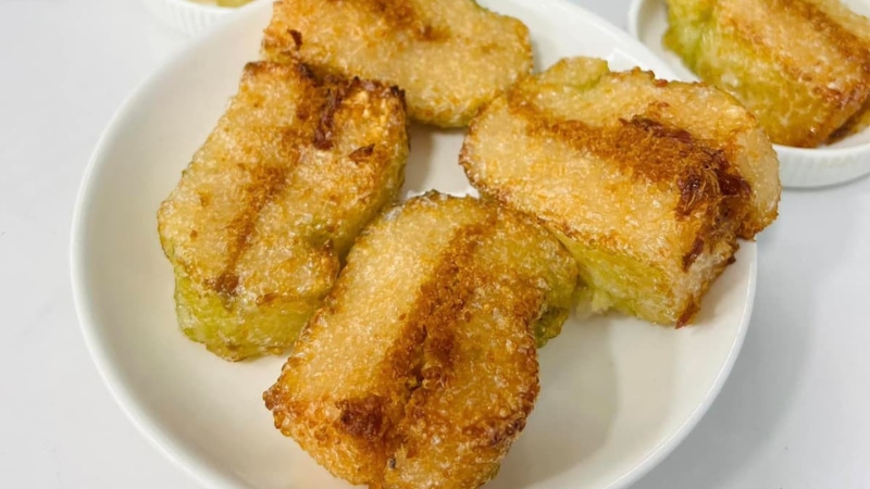 Bánh chưng rán lại có lượng calo cao