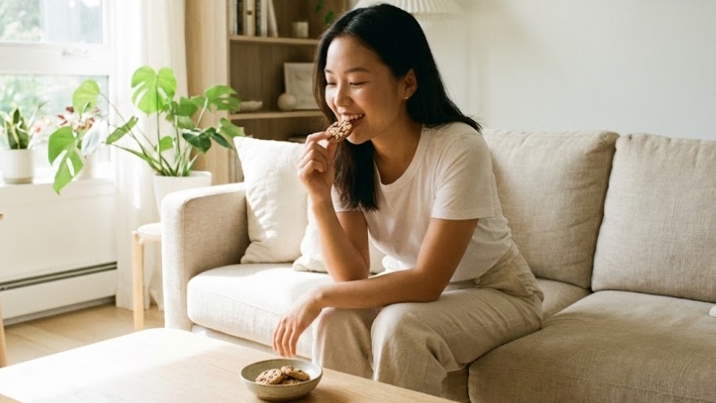 Nên ăn bánh đồng xu vào buổi sáng