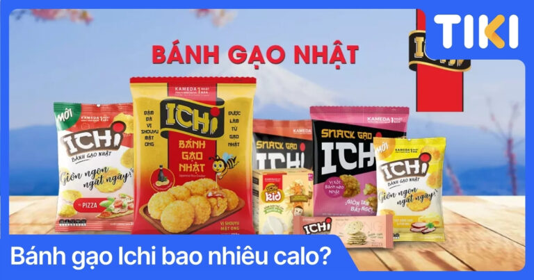 Bánh gạo Ichi bao nhiêu calo? Ăn nhiều có mập không?