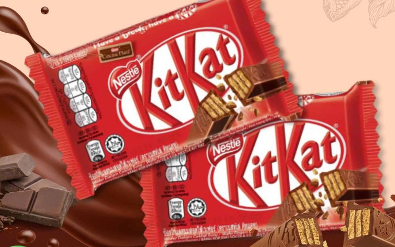Bánh Kitkat được biết đến là một loại bánh xốp phủ socola có hương vị đặc trưng