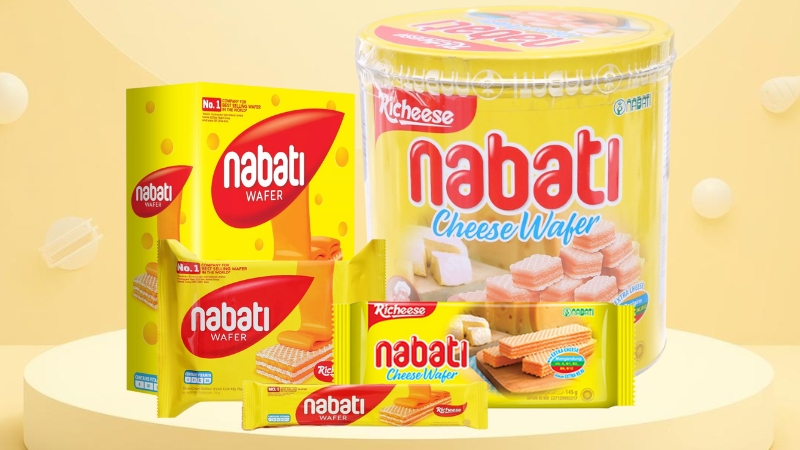 Calo bánh Nabati theo trọng lượng đóng gói phổ biến