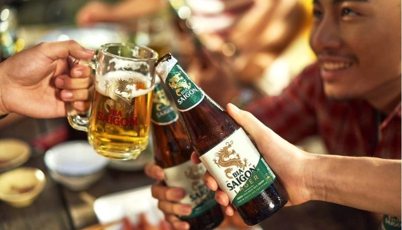 Bia Sài Gòn Lager là một lựa chọn phổ biến mỗi năm dịp Tết