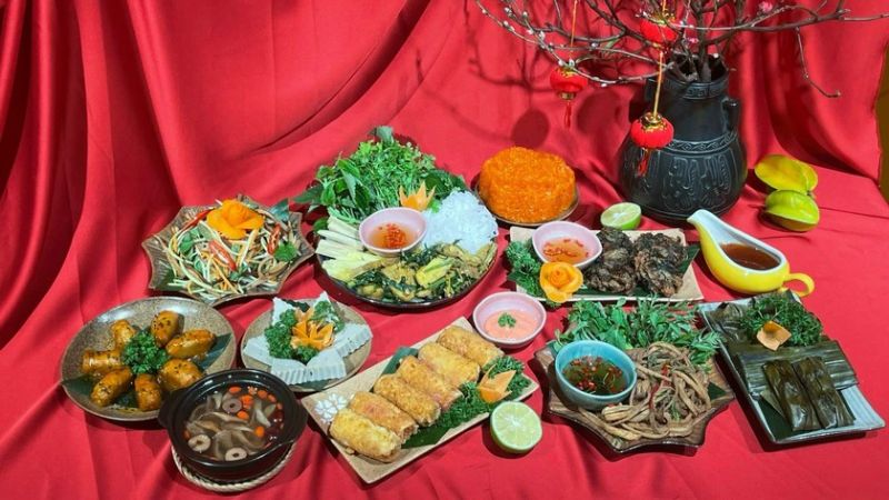 Các nhóm món ăn trong thực đơn Tết thuần chay