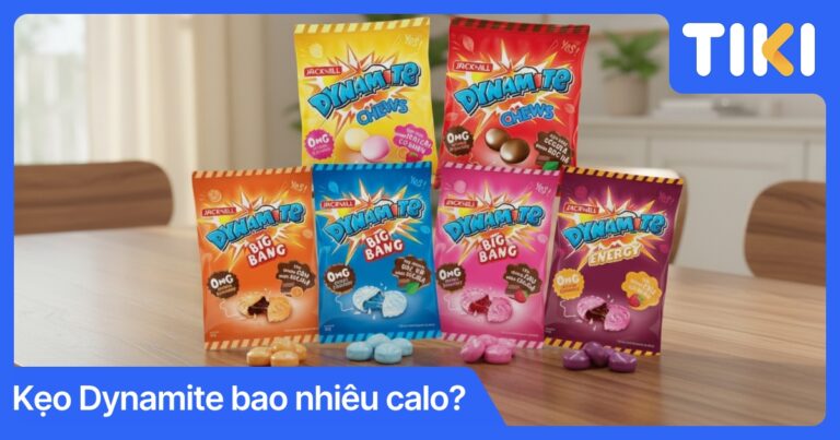 Kẹo Dynamite bao nhiêu calo? Ăn nhiều có béo không?