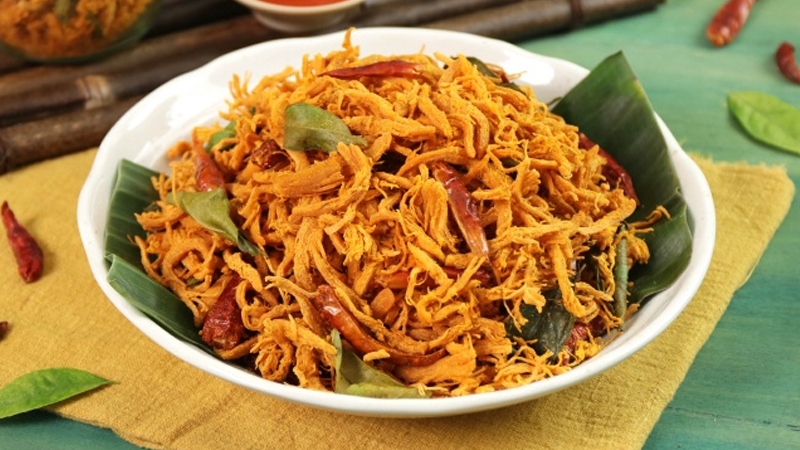 100g khô gà chứa khoảng 90 - 120 calo