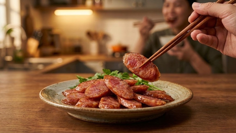 Thực tế, lạp xưởng không trực tiếp gây béo