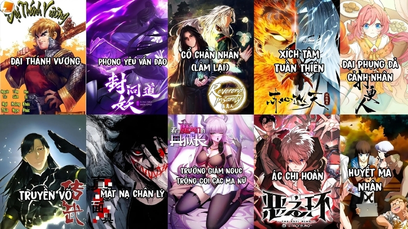 Nội dung của Manhua vô cùng đa dạng